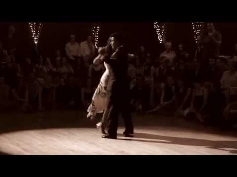  Sebastian Achaval  and  Roxana Suarez  are  dancing  to  a  vals  at  Edinburgh International Tango Festival  in  2014