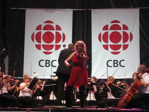 Natalie MacMaster with SNS at Tall Ships 2017 Festival Mainstage Halifax, Nova Scotia July 29, 2017