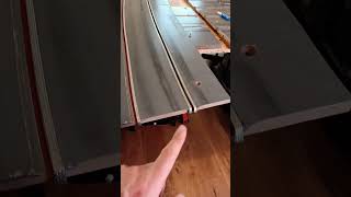 running new braid on my slot car track
