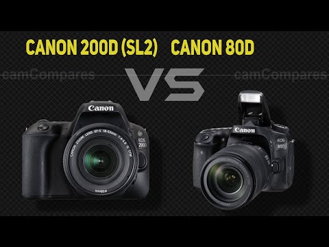 Canon 200D (SL2) vs Canon 80D  [Camera Battle]
