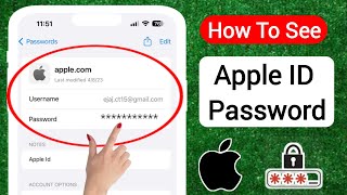 How To See Your Apple ID Password on iphone (2024) | How To See Apple ID Password if You Forgot it