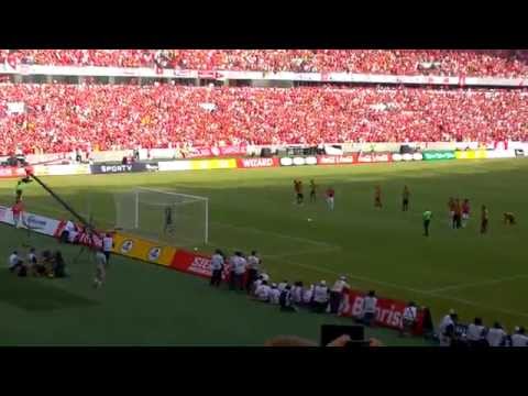 Gol D'Alessandro de Penalti - Inter x Peñarol na inauguração do Beira Rio