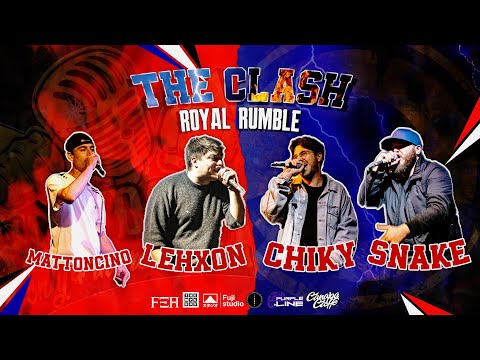 |THE CLASH (SHOWDOWN X OUTBREAK)| SNAKE vs LEHXON vs CHYKY vs MATTONCINO (Royal Rumble)