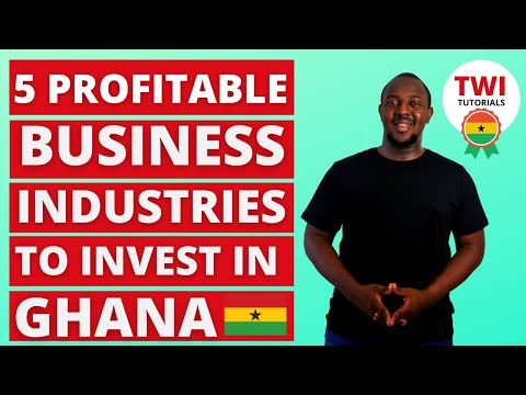 , title : '5 PROFITABLE BUSINESS INDUSTRIES TO INVEST IN GHANA, Low-Cost Business Ideas in Ghana, Twi Tutorials