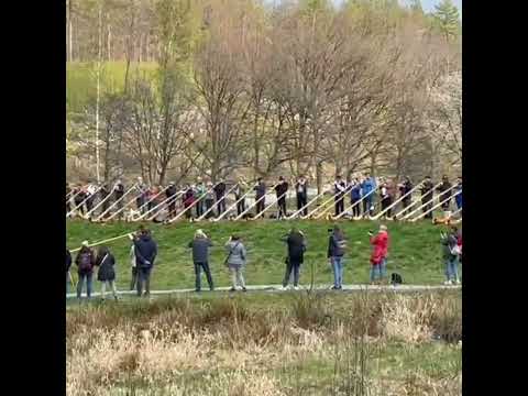 Gemeinschaftskonzert Alphorntreffen am 23.04.2022 in Rüthen. Www.alphornbauhense.de