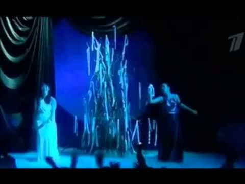 Polina Gagarina and Anastasia Prikhodko - I will never forgive You + Lyrics: english, español