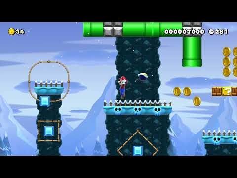 Obsidian Mountains by Nick NW 🍄 Super Mario Maker 2 ✹Switch✹ #arr