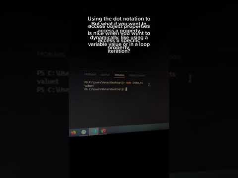 Use The Bracket Notation To Access Object Properties Dynamically Javascript Tutorial 2023
