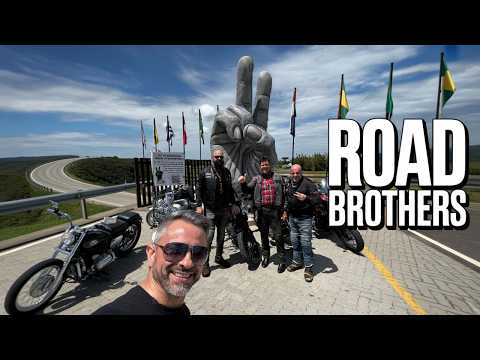 Rolê até Tapes com os Brothers 🏍️ Quase pegamos chuva, mas foi top demais!