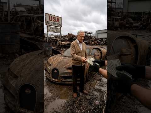 Abandoned Bugatti Chiron Restoration | Rusty to Brand New ASMR Full Rebuild #restoration #diy