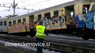 preview picture of video 'Trčenje vlakov Vižmarje'