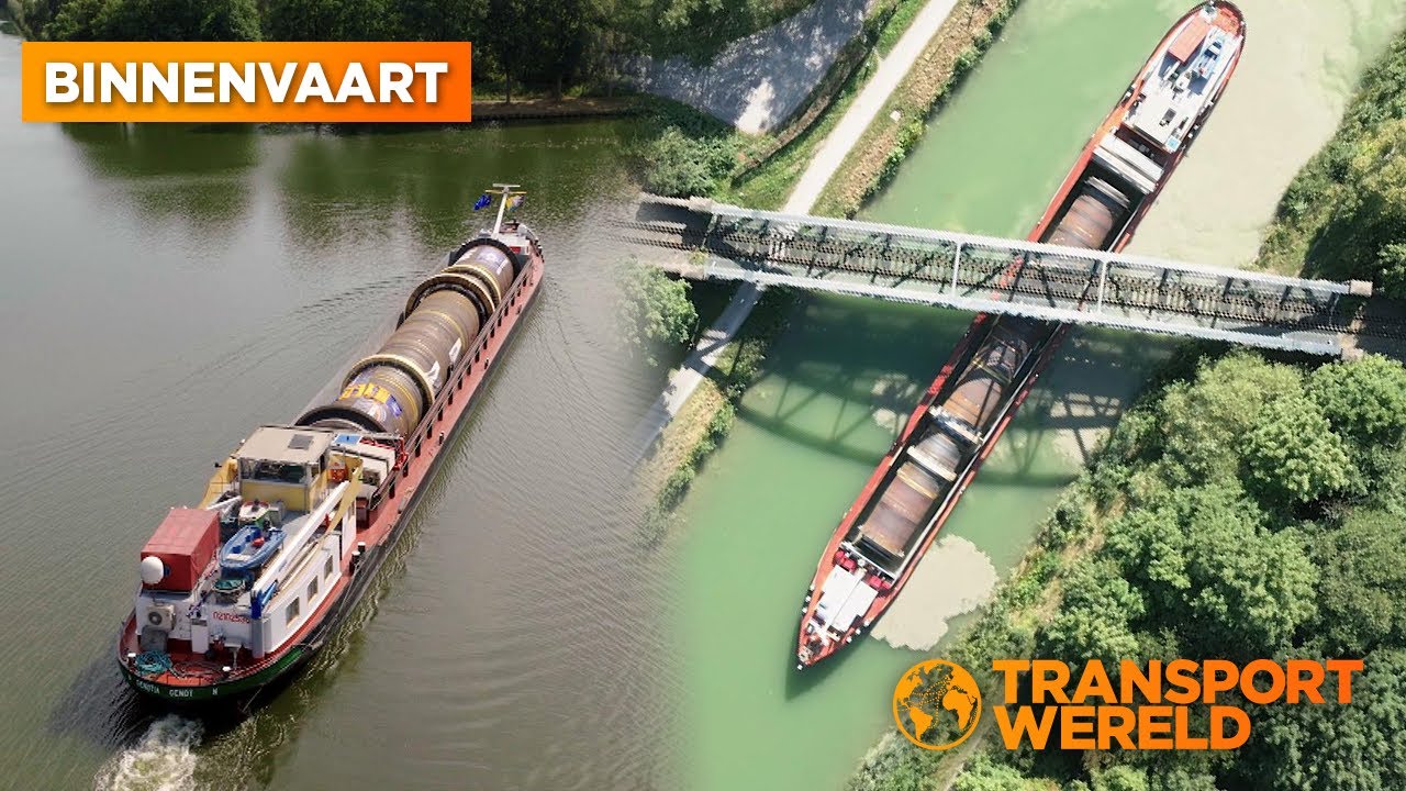 Binnenvaart bewijst z’n kracht: Industriële oven per schip dwars door Nederland