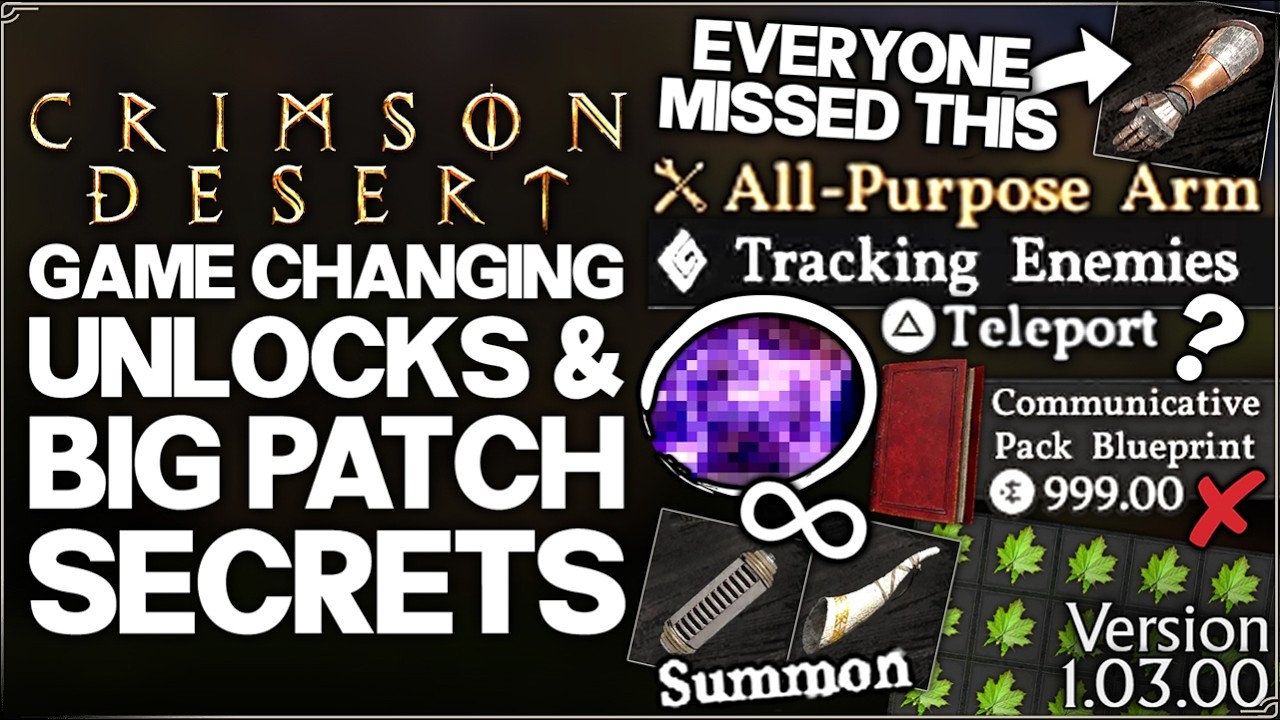 Crimson Desert - New Patch Warning & 24 Game Changing Things After 300 Hours - Best Secrets Guide!
