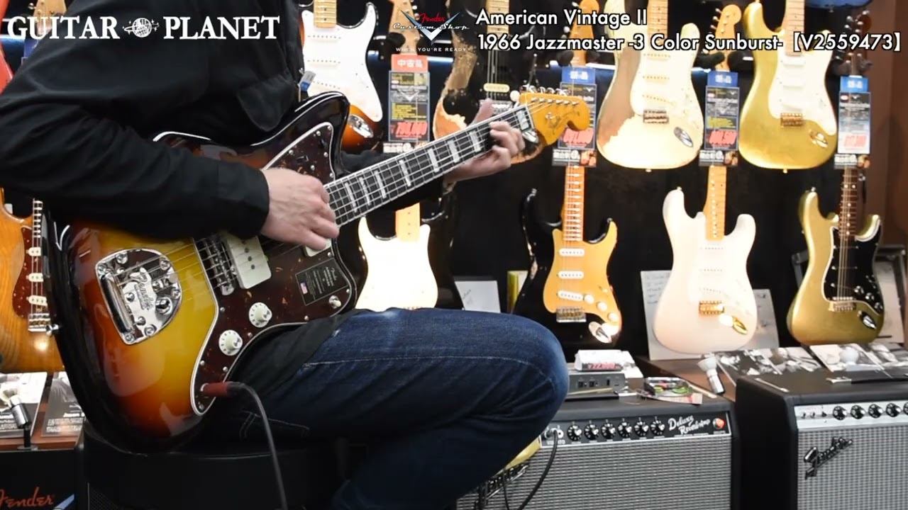 American Vintage II 1966 Jazzmaster -3 Color Sunburst-【V2559473】