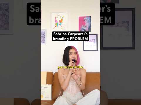 Sabrina Carpenter’s branding PROBLEM  #marketing #branding #sabrinacarpenter