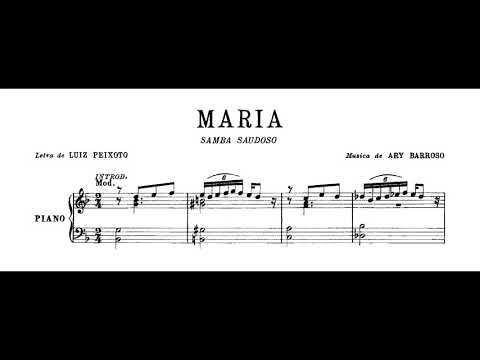 Ary Barroso - Maria (Marco Bernardo, piano)