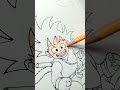 Drawing Kid Goku × Flying Nimbus : Dragon Ball #shorts