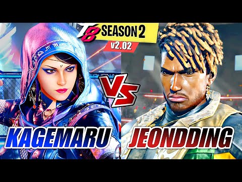 Tekken 8 High Level Matches ▰ KAGEMARU (Zafina) vs JEONDDING (Eddy)