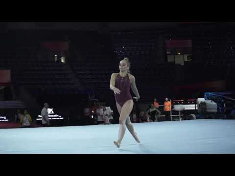 Laney Madsen BUL FX podium training 2 - 2019 World Championships in Stuttgart