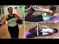 Actor Pragathi Latest Gym Workout Video Pragathi Aunty Workouts Celebrity Gym Tollywood Nagar