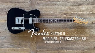 Video thumbnail for Fender: Player II Modified Telecaster® SH by Brett Kingman