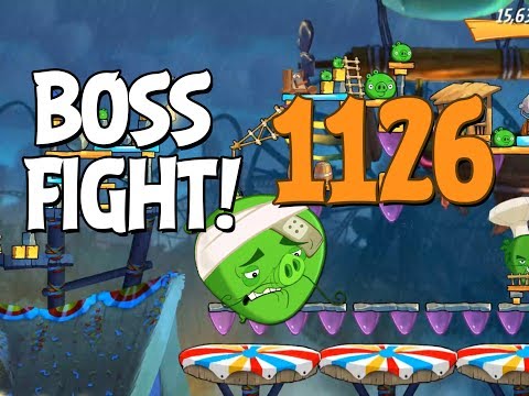 Angry Birds 2 Boss Fight 160! Chef Pig Level 1126 Walkthrough - iOS, Android