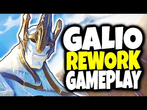 NEW REWORK - GALIO! Ability Breakdown & Full Jungle Gameplay - League of Legends