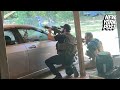 Terrifying moment shootout breaks out, leaving 4 law enforcement officers dead near Charlotte: video