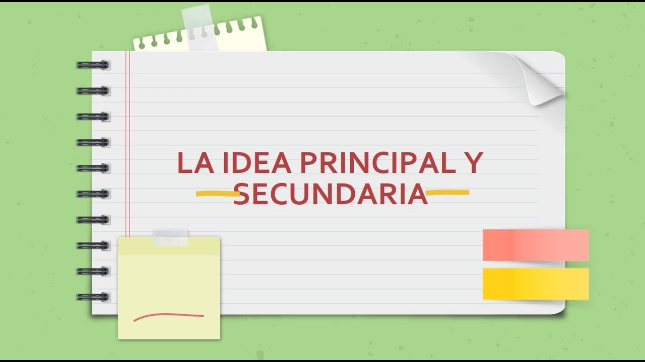 Watch LA IDEA PRINCIPAL Y SECUNDARIA Now LA IDEA PRINCIPAL Y SECUNDARIA