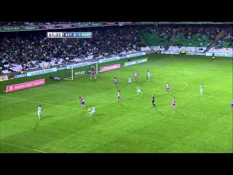 La Liga | Gol de Rubén Castro (1-1) en el Real Betis - Granada CF  | 09-11-2012 | J11