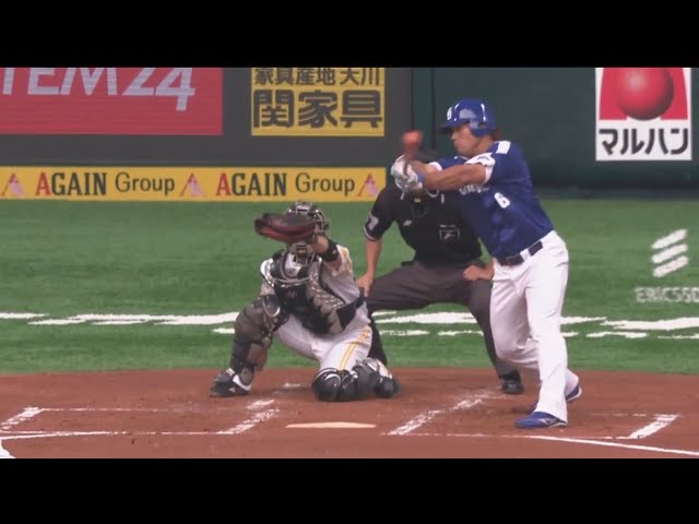 【2回表】ホークス・中田 タイミングを狂わせ空振り三振を奪う!! 2017/6/1 H-D