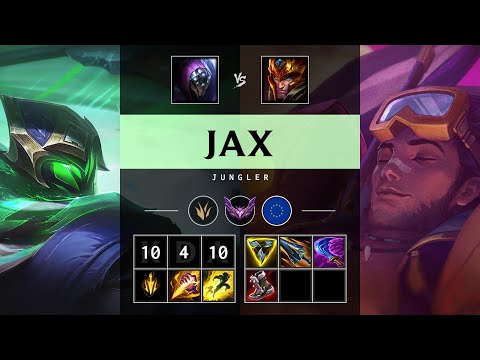 Jax Jungle vs Jarvan IV: Rampage - EUW Master Patch 14.24