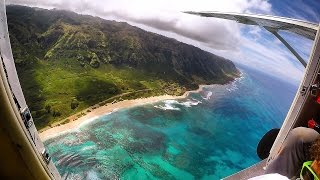 Skydiving out of Small Plane at 15,000 Feet! - Hawaii (Worlds Most Beautiful Drop Zone)