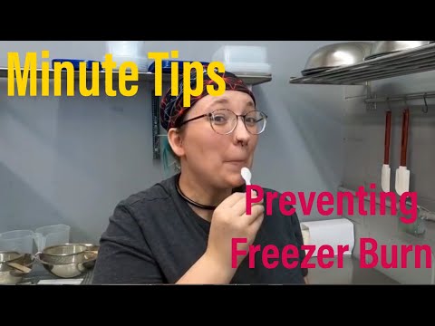 Minute Tip - Preventing Ice Cream Freezer Burn