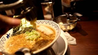 ばんから　いったら　ニンニクいれたい　飯テロ　豚骨　ラーメン　　ニンニク激盛希望　豚骨拉麺