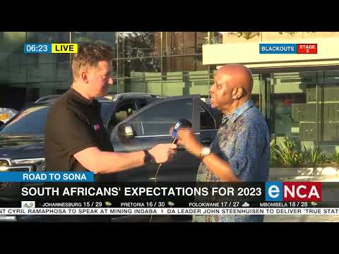 Road To SONA South Africans' expectations for 2023