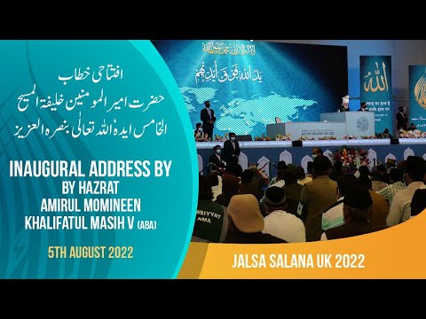 Inaugural Address Jalsa Salana UK 2022