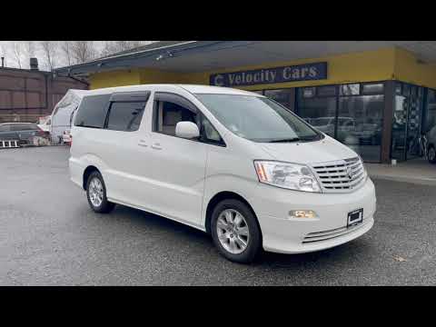 Vancouver Velocity Cars #19089 Toyota Alphard AX L 4WD (JDM 2.4L 5AT)