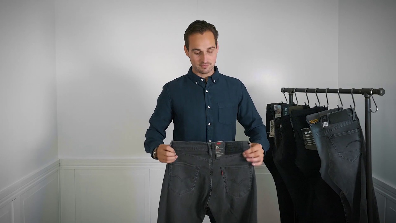 De Rode Winkel Jeanstips: ZWARTE EN GRIJZE BROEKEN voor heren.