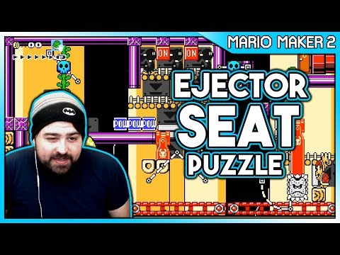 NEW Mrichston ONE SCREEN Puzzle [ Ejector Seat ] - Super Mario Maker 2