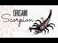 Making of Origami Scorpion (Time Lapse) 