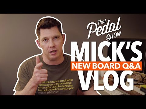 Mick's Vlog: New Pedalboard Q&A Plus Maxon OD9 & Tru-Fi Colordriver Additions – That Pedal Show