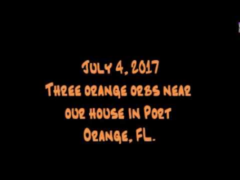 July 4, 2017 Three Orange Orbs