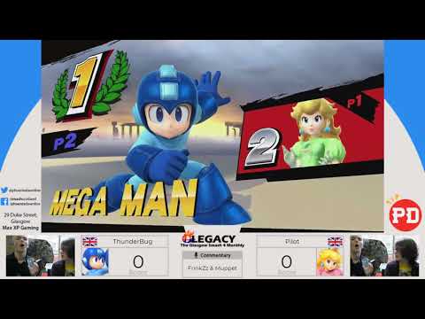 Legacy 1 - ThunderBug (MegaMan) vs Pilot (Peach) - Losers Quarters