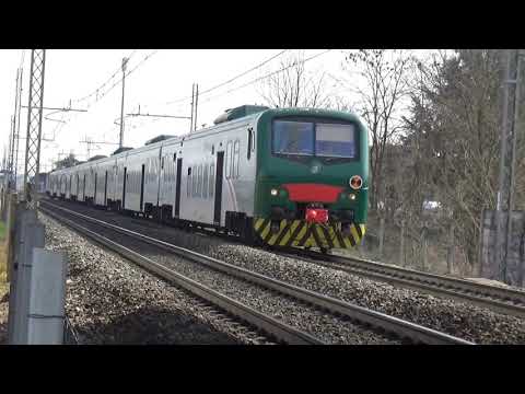 1039-(HD)-Treni della Trenord-Gaggiano MI 26-03-2021 (Videocamera)