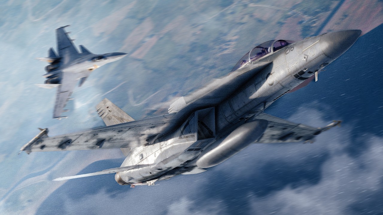 F/A-18F スーパーホーネット / 敵機との接近戦