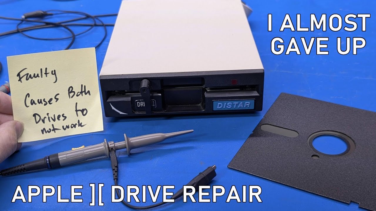 Super broken Apple II floppy drive: Let's fix it
