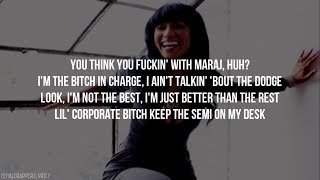 Nicki Minaj - It&#39;s All About The Benjamins (Verse - Lyrics)