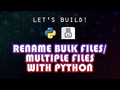 Rename Multiple Files Python Intermediate Project