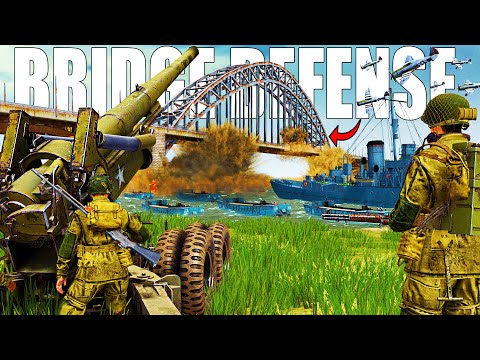 German Army BRIDGE FORTRESS Under Siege in NEW WW2 SIMULATOR! - Gates of Hell: Airborne DLC